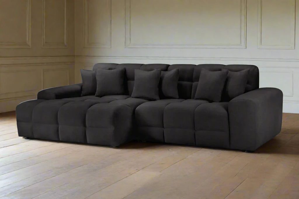 Statement Left Hand Facing Modern Corner Sofa Heritage Home UK