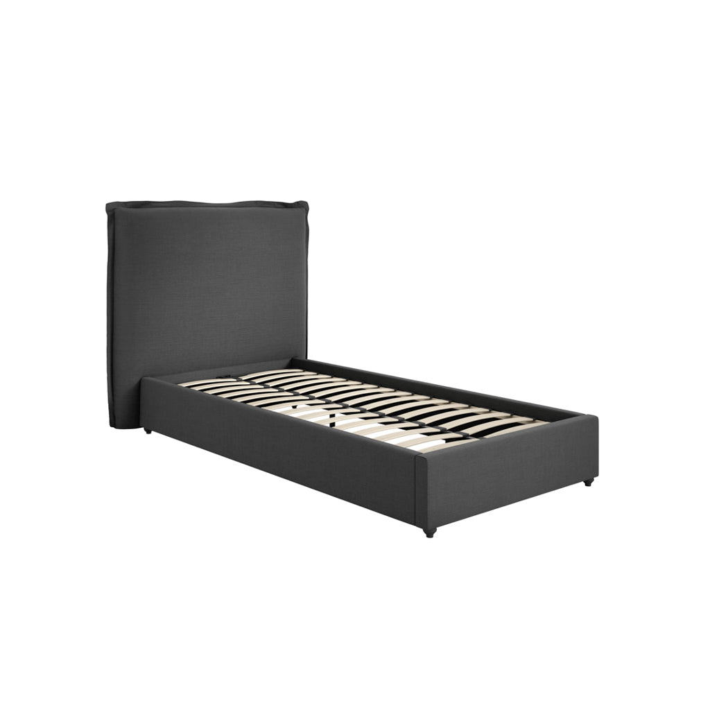 Calabasas Grey Single Bed