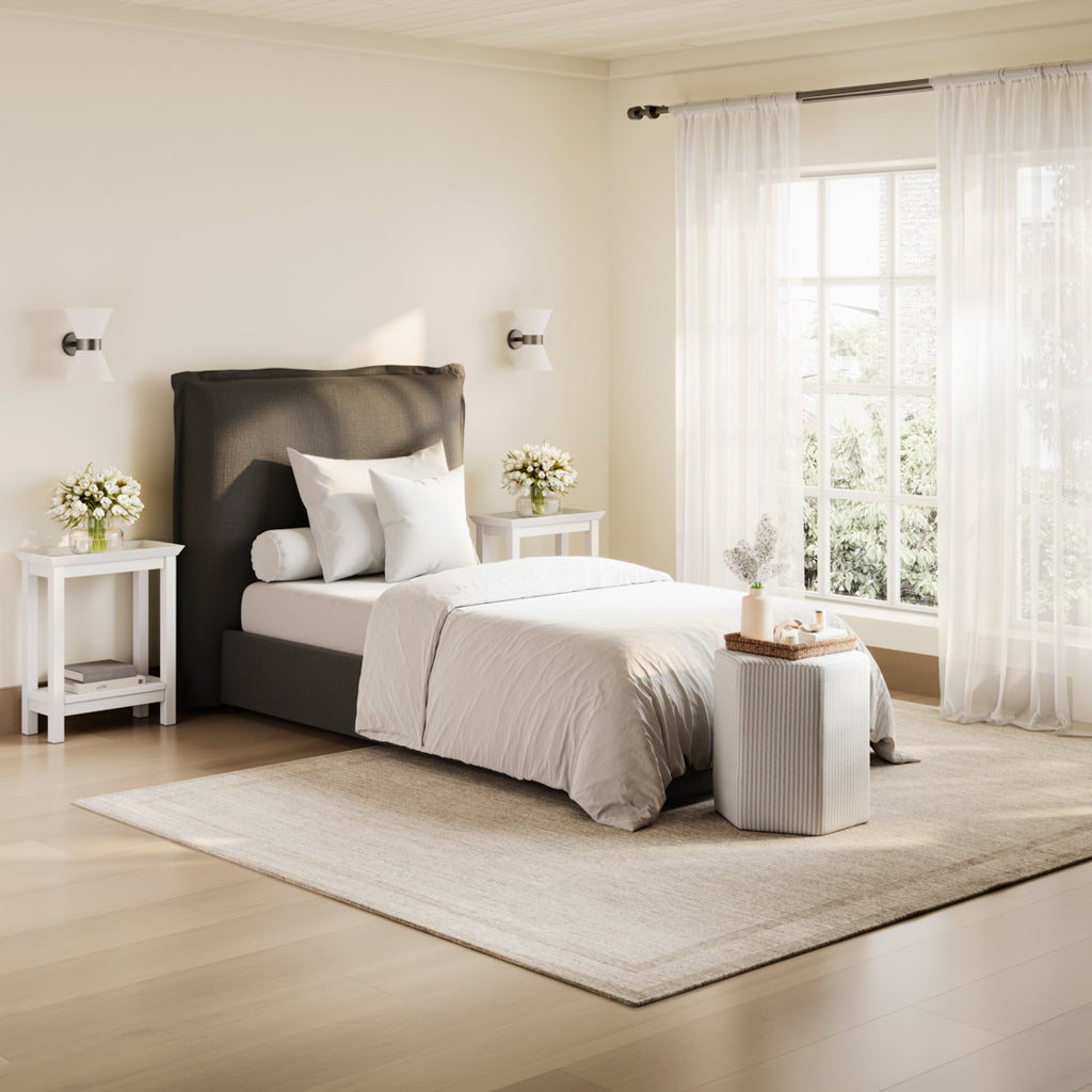 Calabasas Grey Single Bed