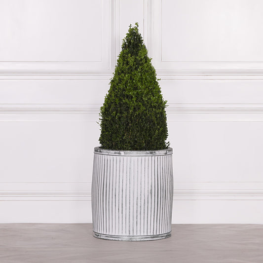 Round Dolly Tub Metal Planter – Small