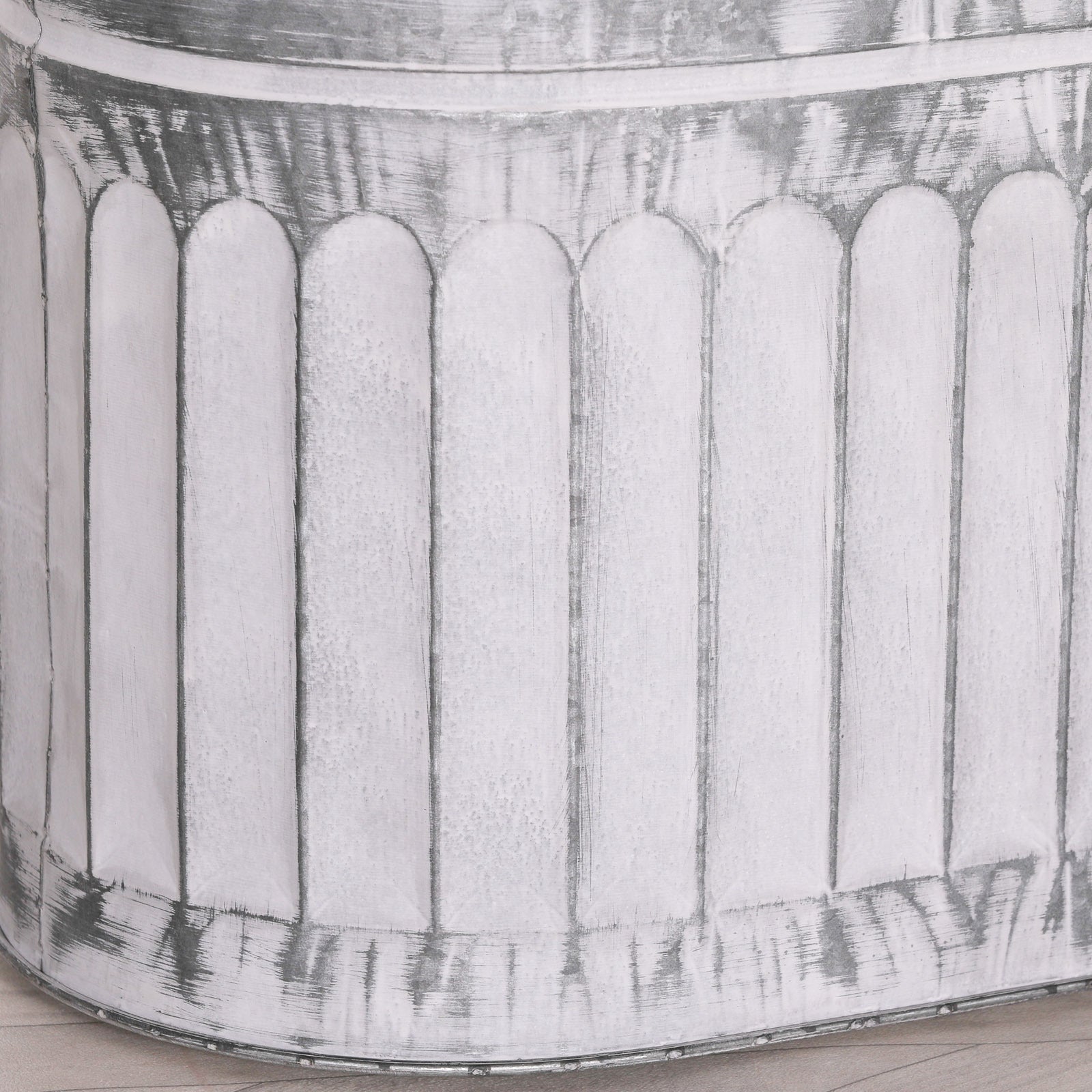 Arched Pattern Metal Planter – Large