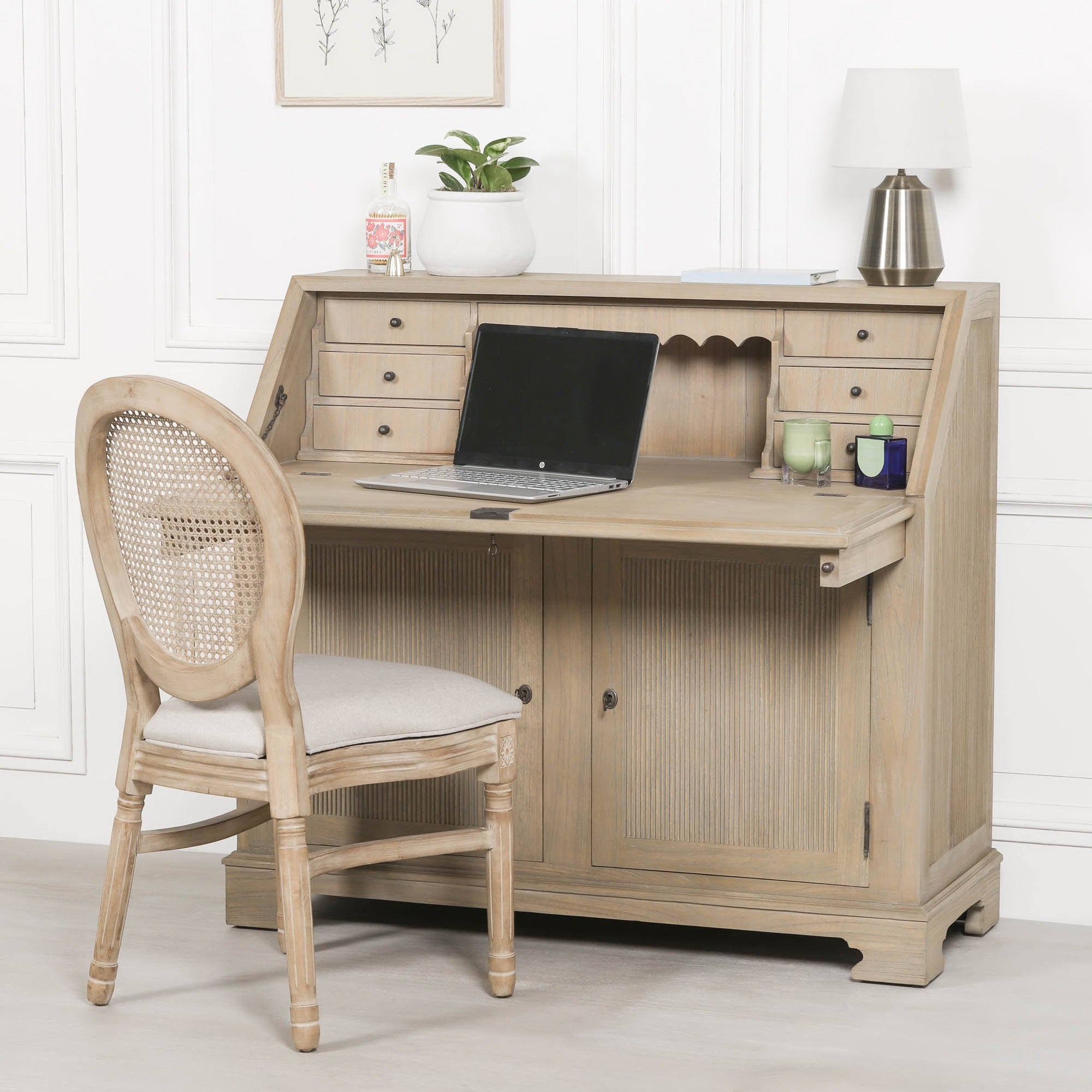 Rustic Wooden Bureau Desk