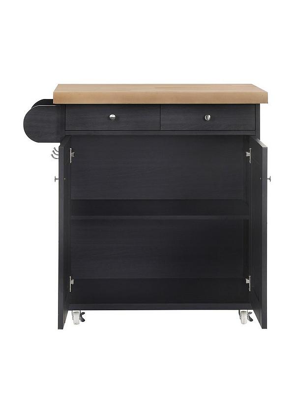 The Heritage Kitchen Island In Black