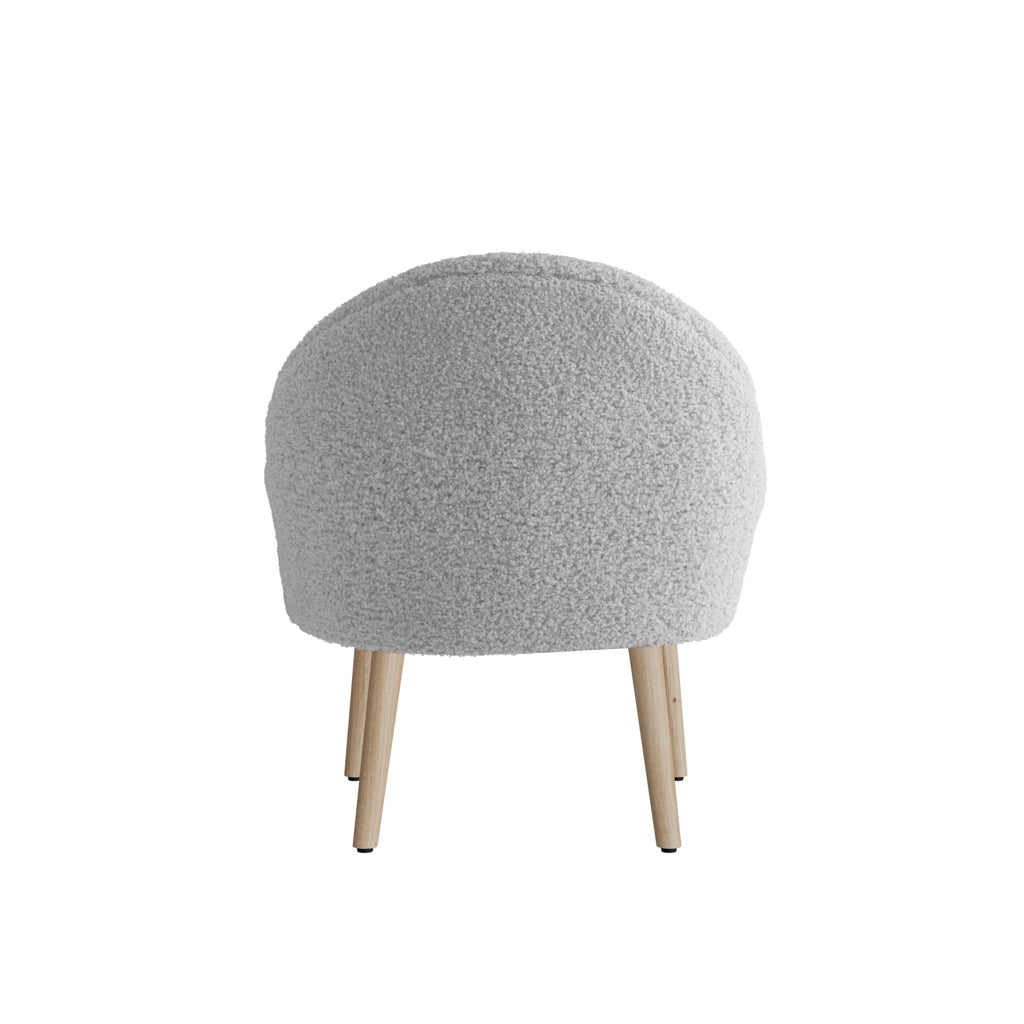 Harry Christian Home Teddybear Chair In Grey