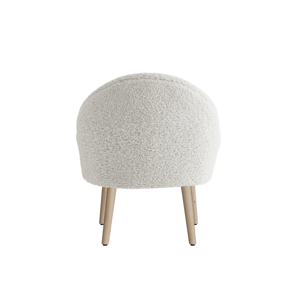 Harry Christian Home Teddybear Chair In White