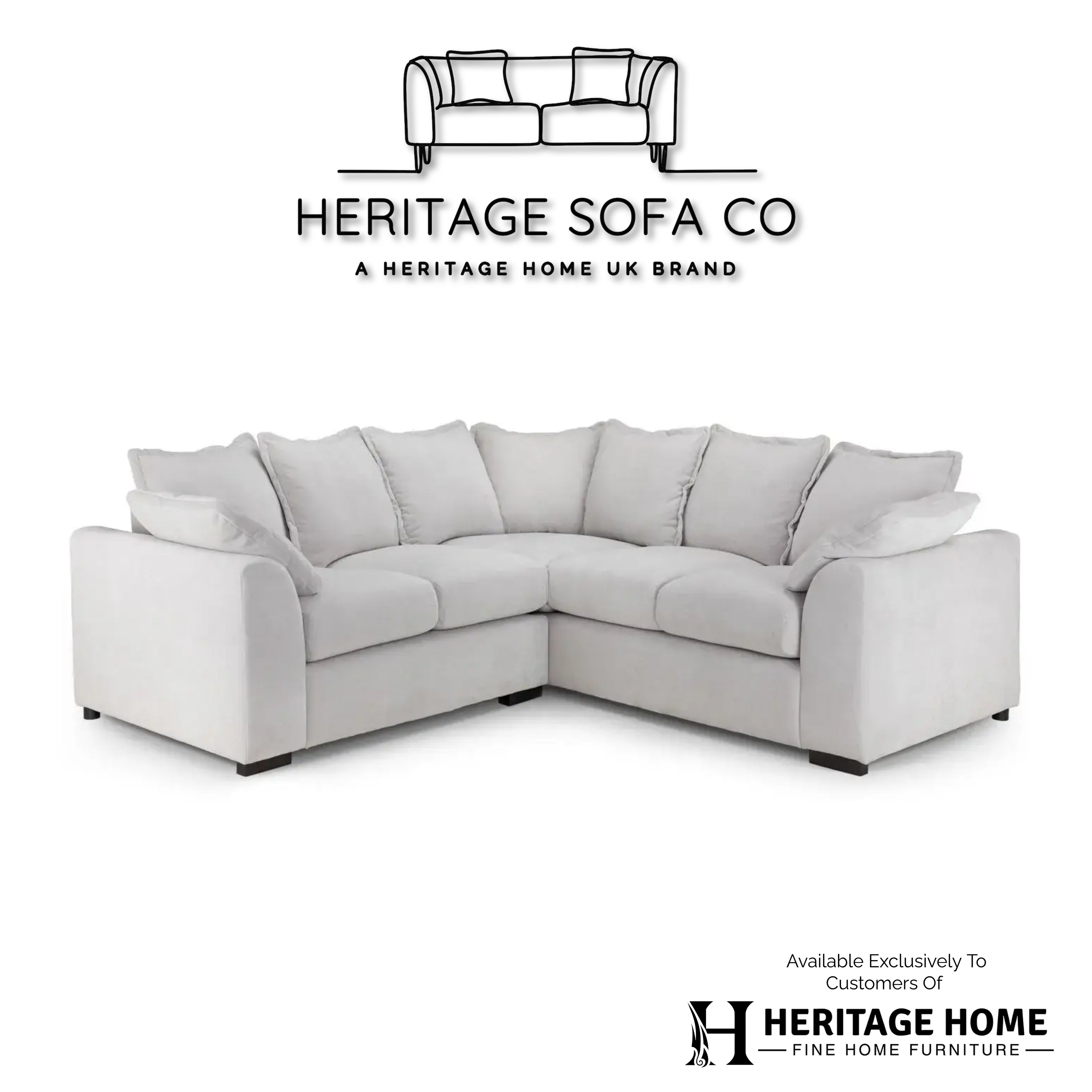 The Cotswold Large Corner Sofa In Natural