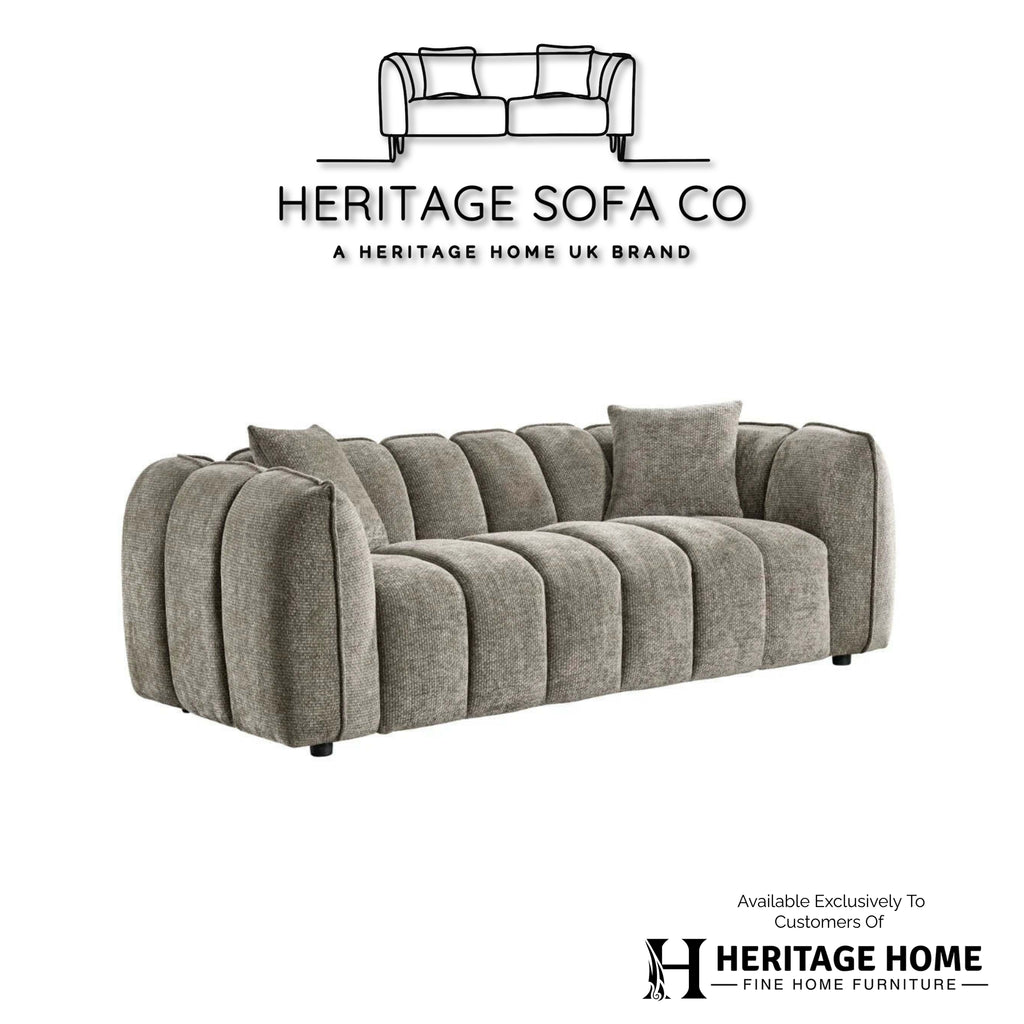 The Venetian 3 Seater Sofa In Mocha