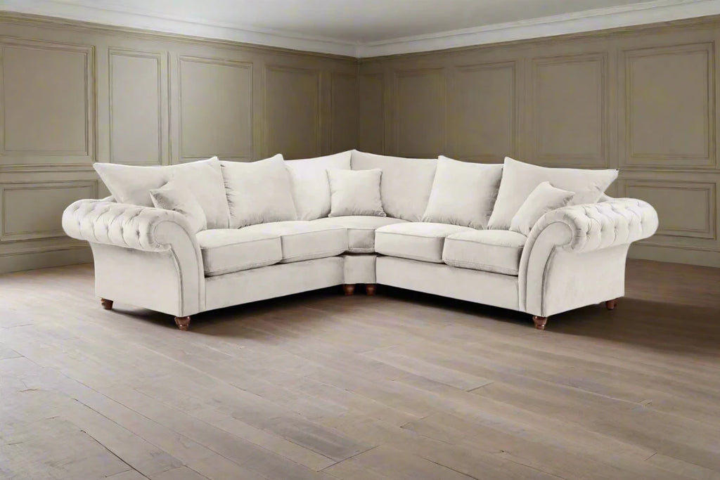 The Windsor Large Corner Sofa In Stone Heritage Home UK