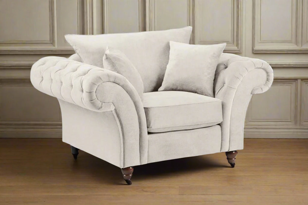 The Windsor Sofa Range Heritage Home UK Armchair In Stone