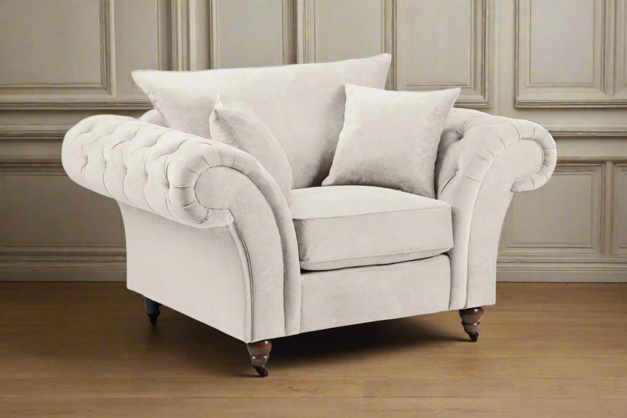 The Windsor Sofa Range Heritage Home UK Armchair In Stone