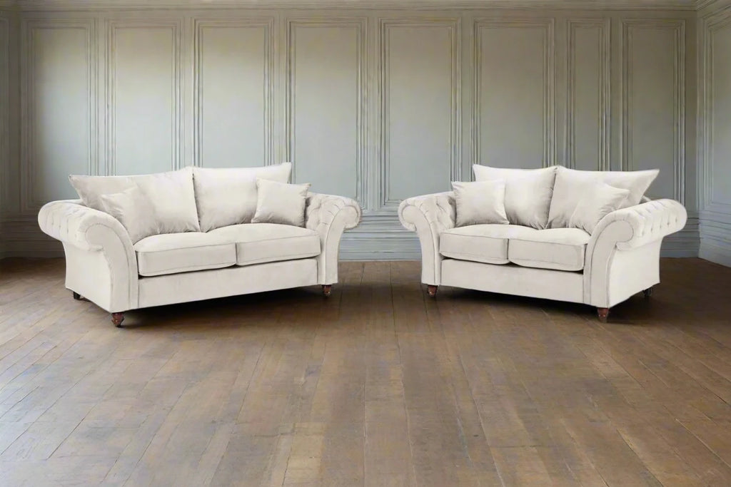The Windsor Sofa Range Sofa Set 3+2 In Stone Heritage Home UK