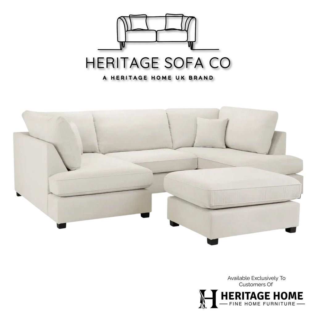 Valencia Cinema U-Shape Sofa In Beige
