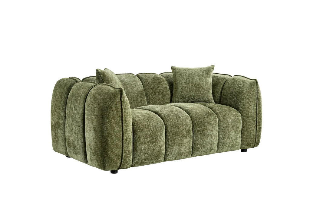 The Venetian Sofa Set In Olive Green