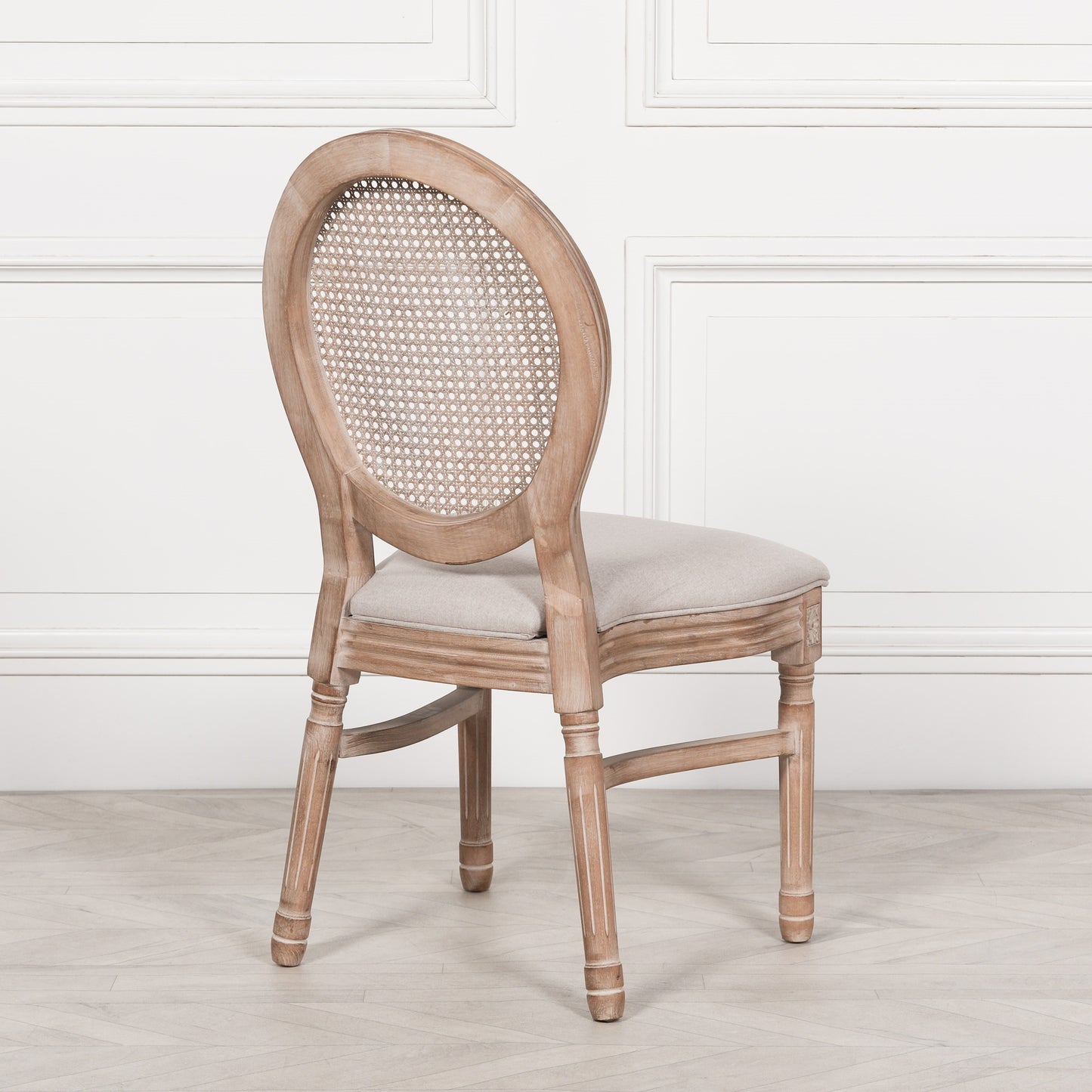 Wooden Louis Upholstered Dining Chair