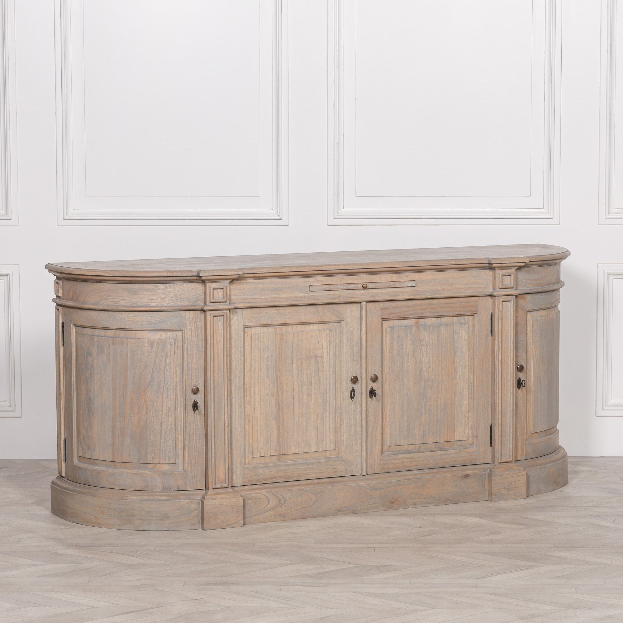 Rustic Wooden Large Buffet Sideboard