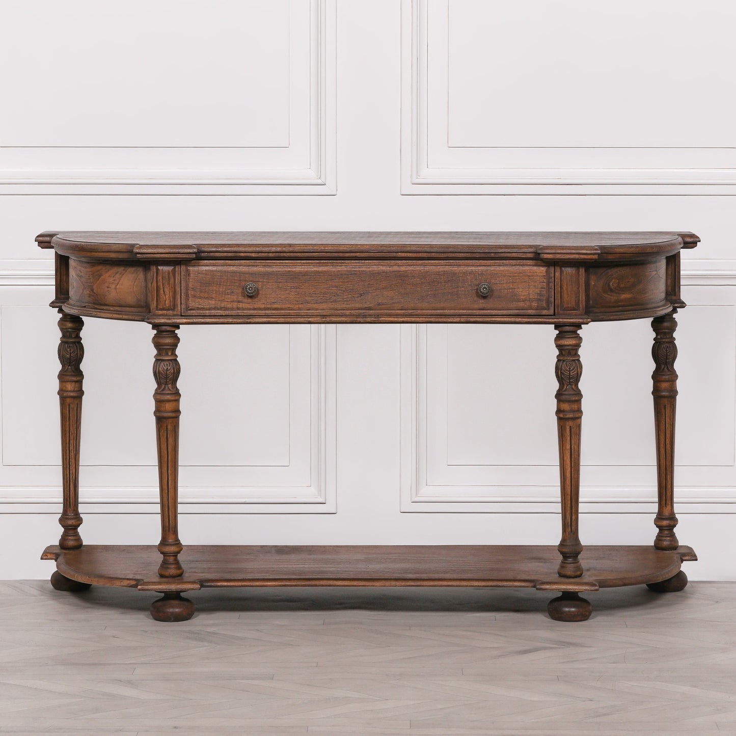 Rustic Wooden Console 151cm