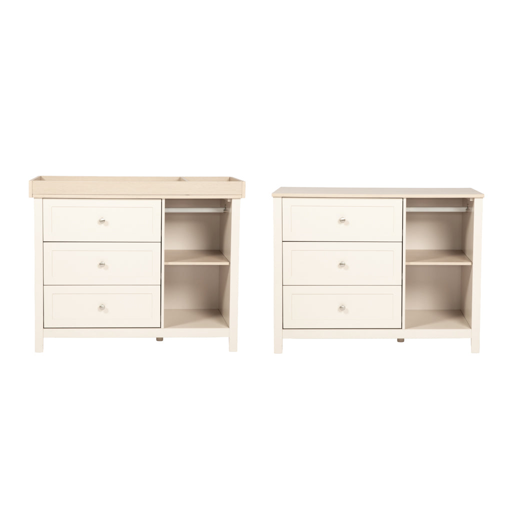 Wanderer 2 Piece Nursery Room Furniture Set Cashmere and Oak