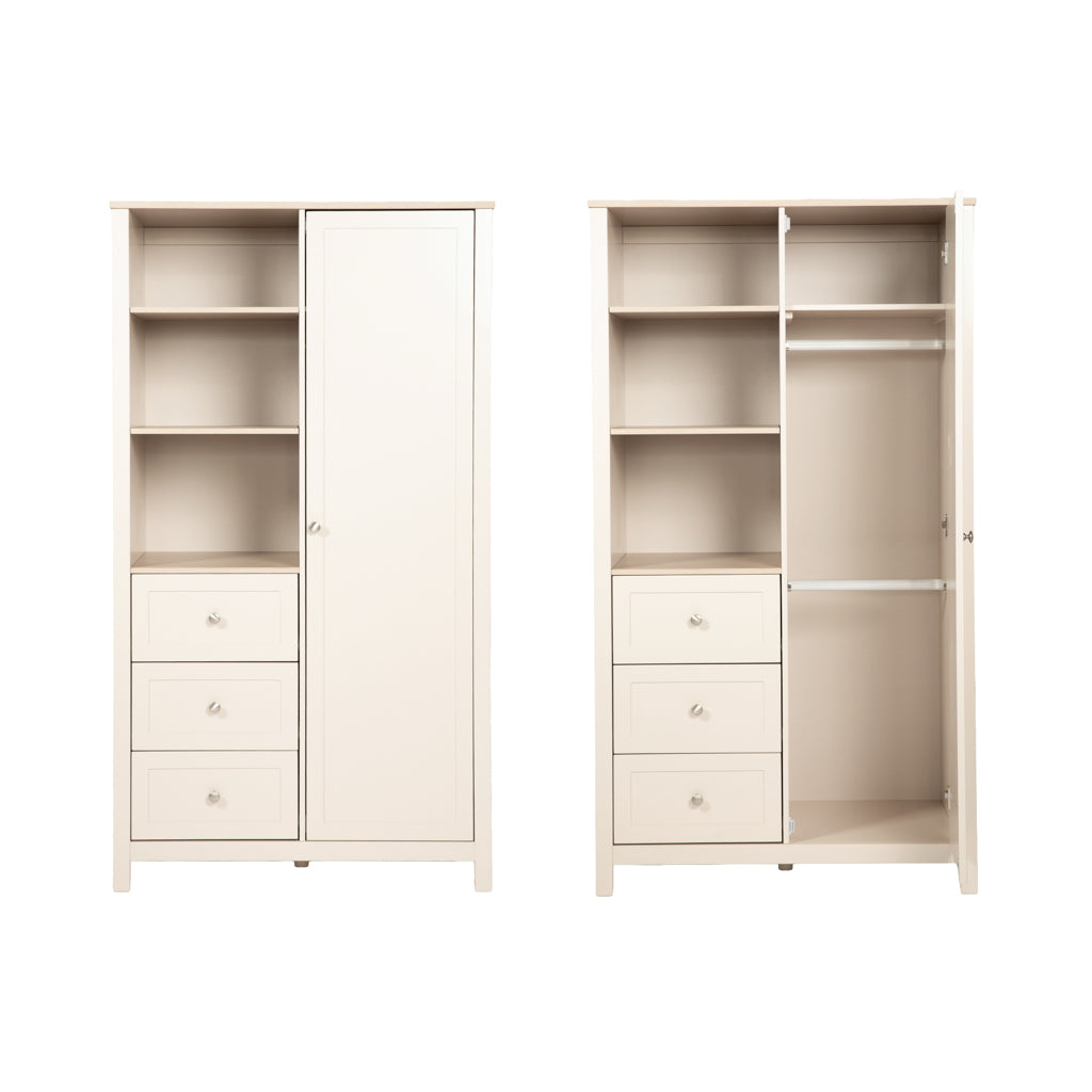 Wanderer 3 Piece Nursery Room Furniture Set Cashmere and Oak