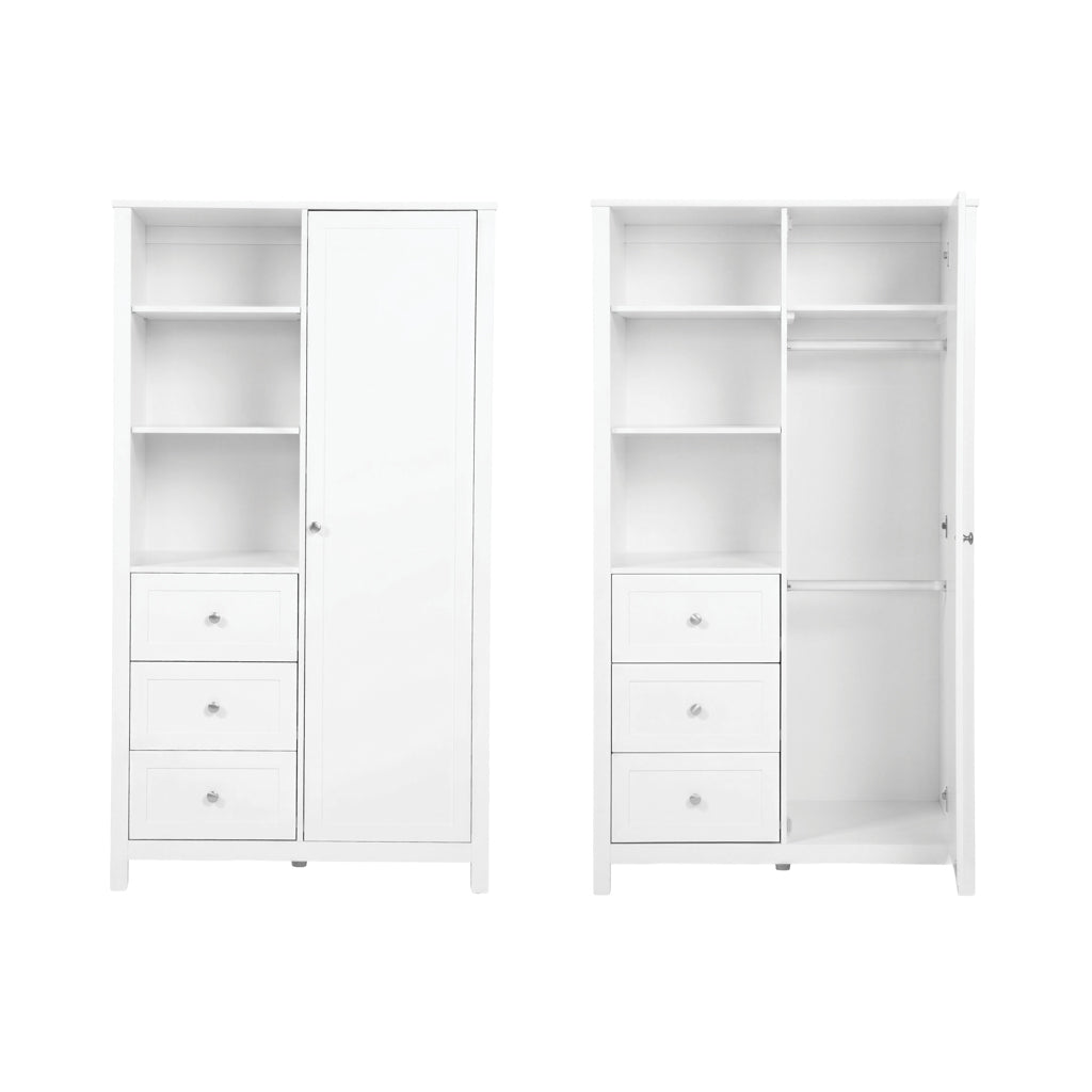 Wanderer 3 Piece Nursery Room Furniture Set White