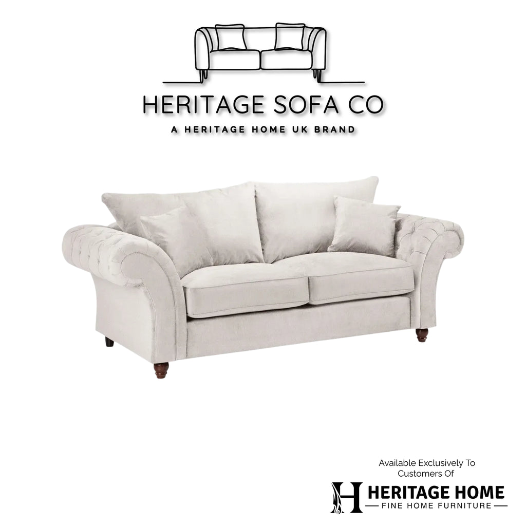 The Windsor 3 Seater Sofa In Stone