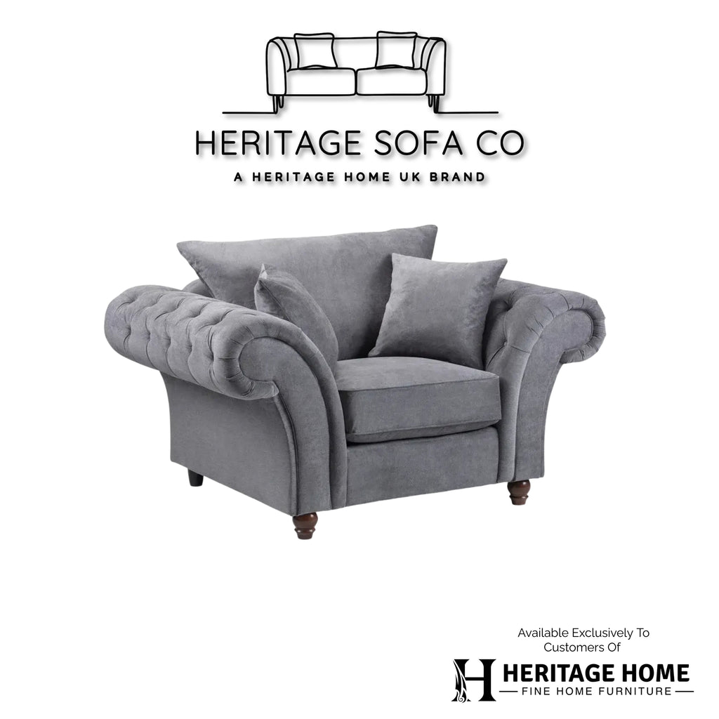 Windsor Armchair In Grey