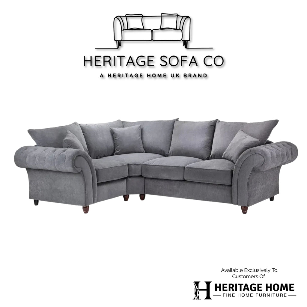 The Windsor Grey Left Hand Facing Corner