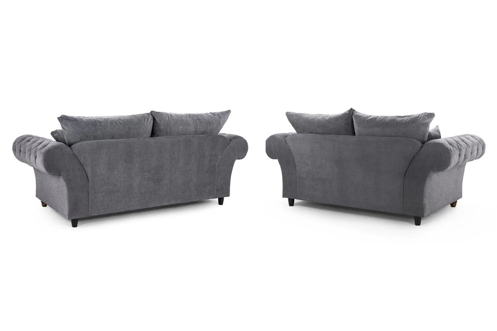 Windsor 3 And 2 Seater Set Grey