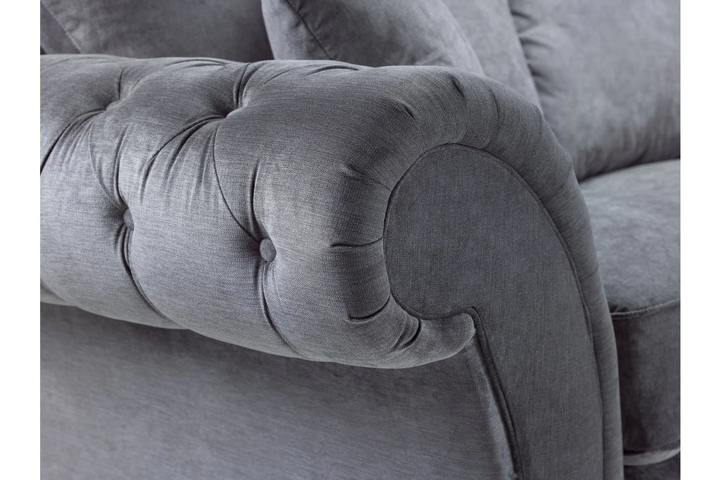 The Windsor Large Corner Sofa In Grey