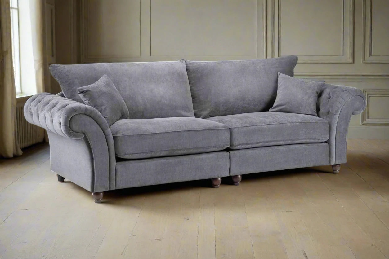 Windsor Sofa Grey 4 Seater Sofa Heritage Home UK