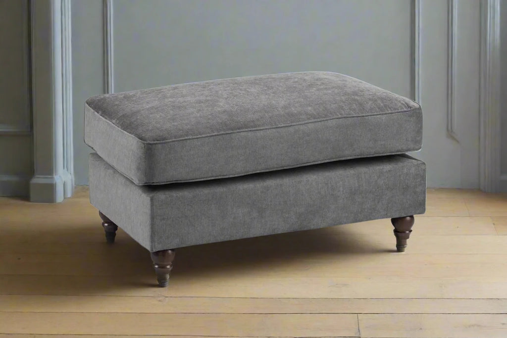 Windsor Grey Footstool Heritage Home UK
