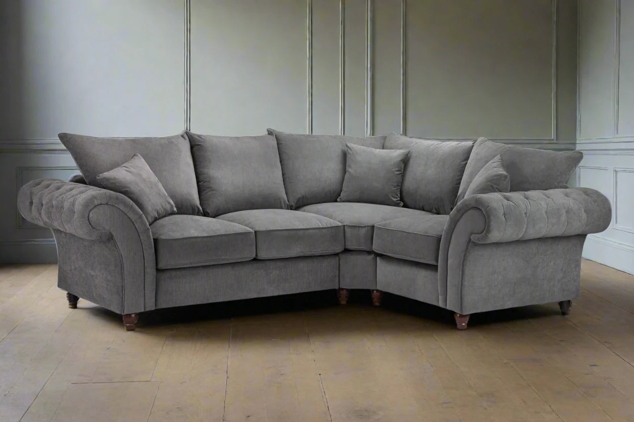 Windsor Right Hand Corner Sofa In Grey Heritage Home UK