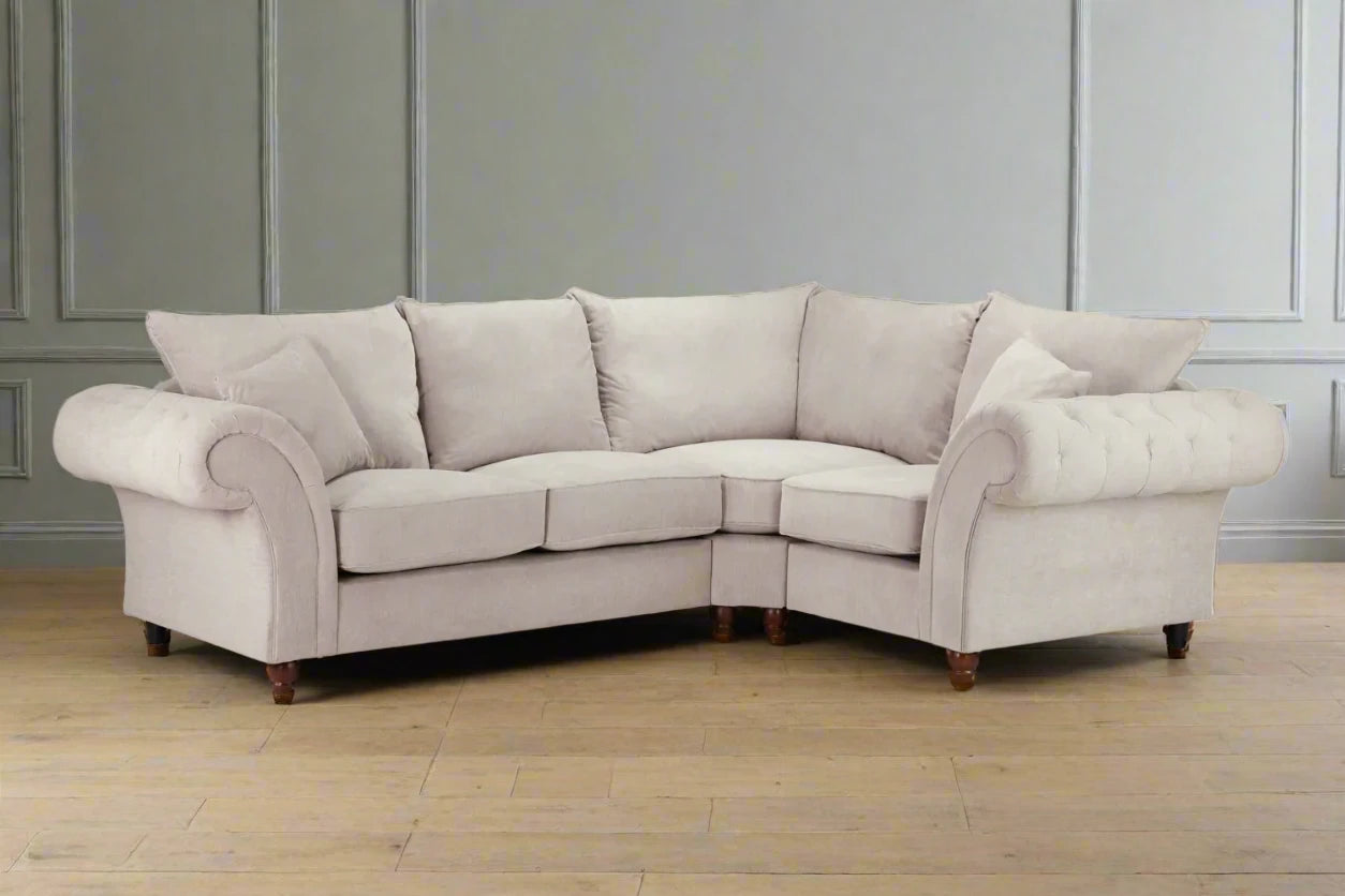 Windsor Right Hand Facing Corner Sofa In Stone Heritage Home UK