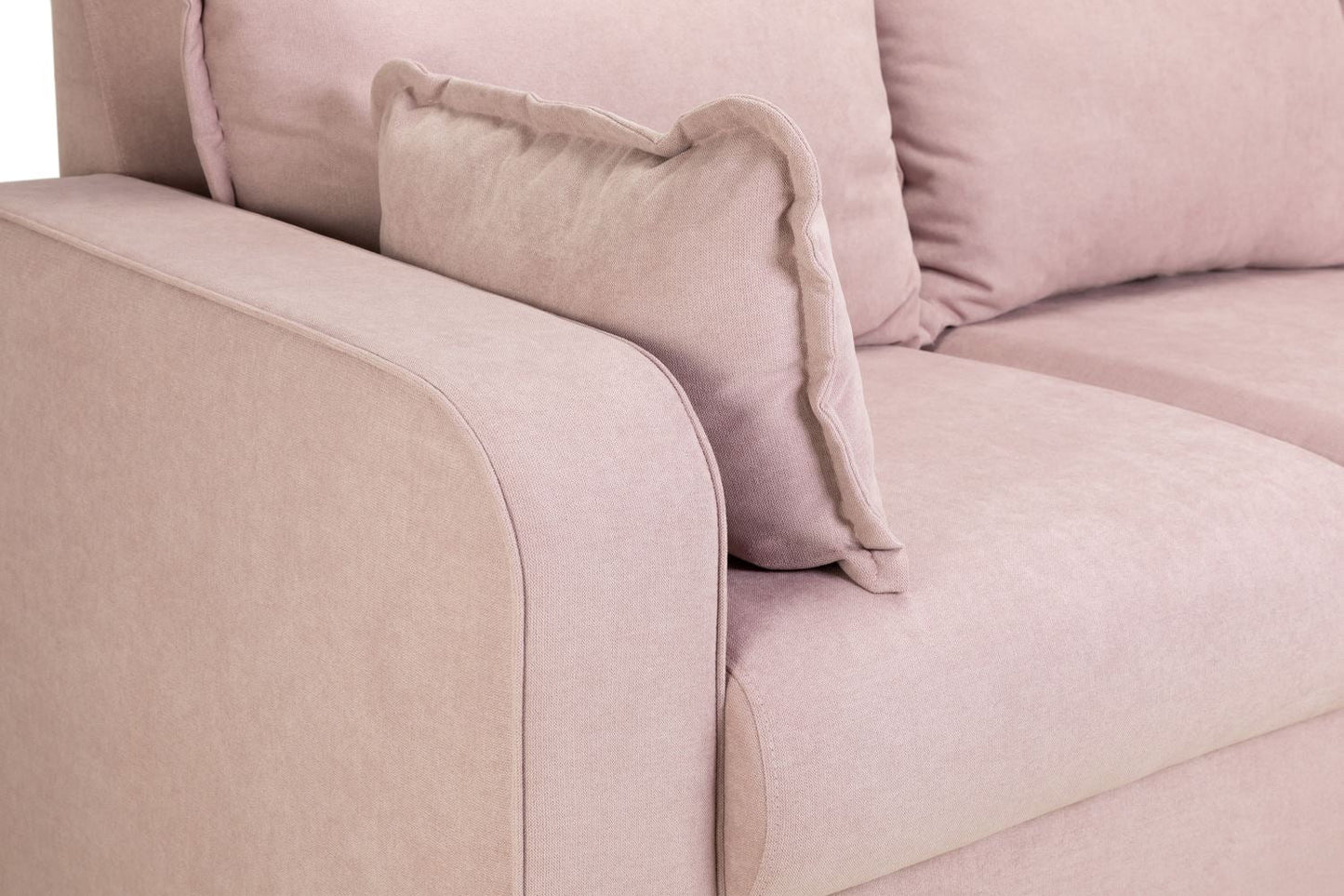 Byron Pink Left Hand Facing Corner Sofa