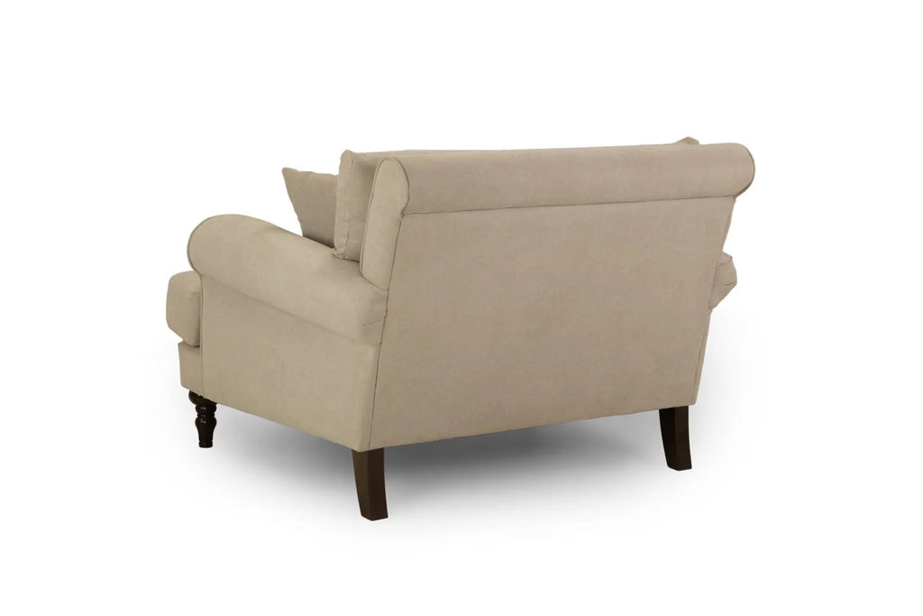 The Sandringham Love Seat Style Armchair In Beige