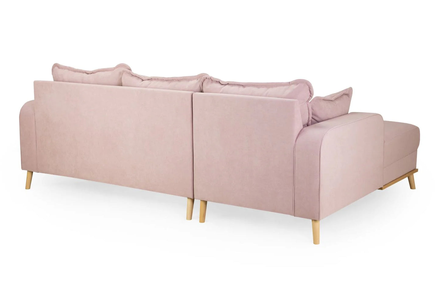 Byron Pink Left Hand Facing Corner Sofa