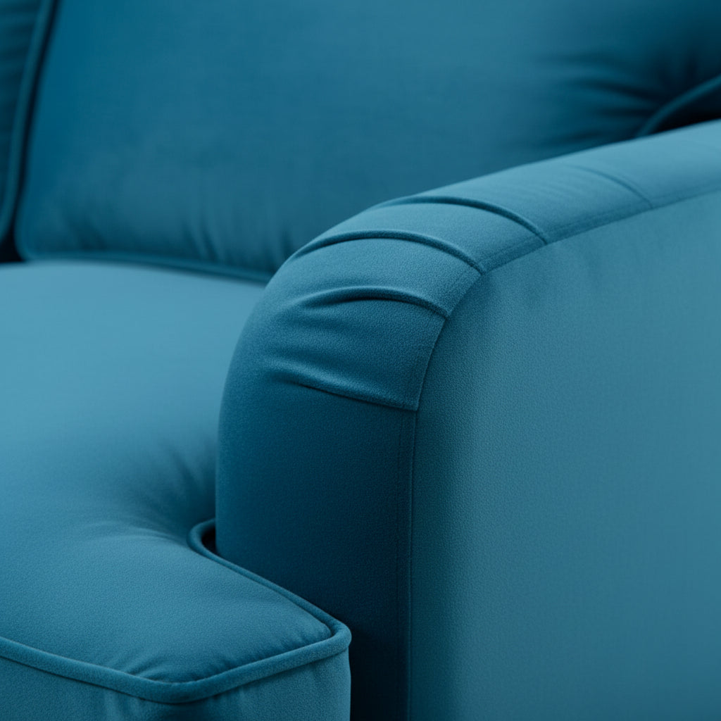Olivia Teal Universal L Shape Corner Sofa by Harry Christian Home