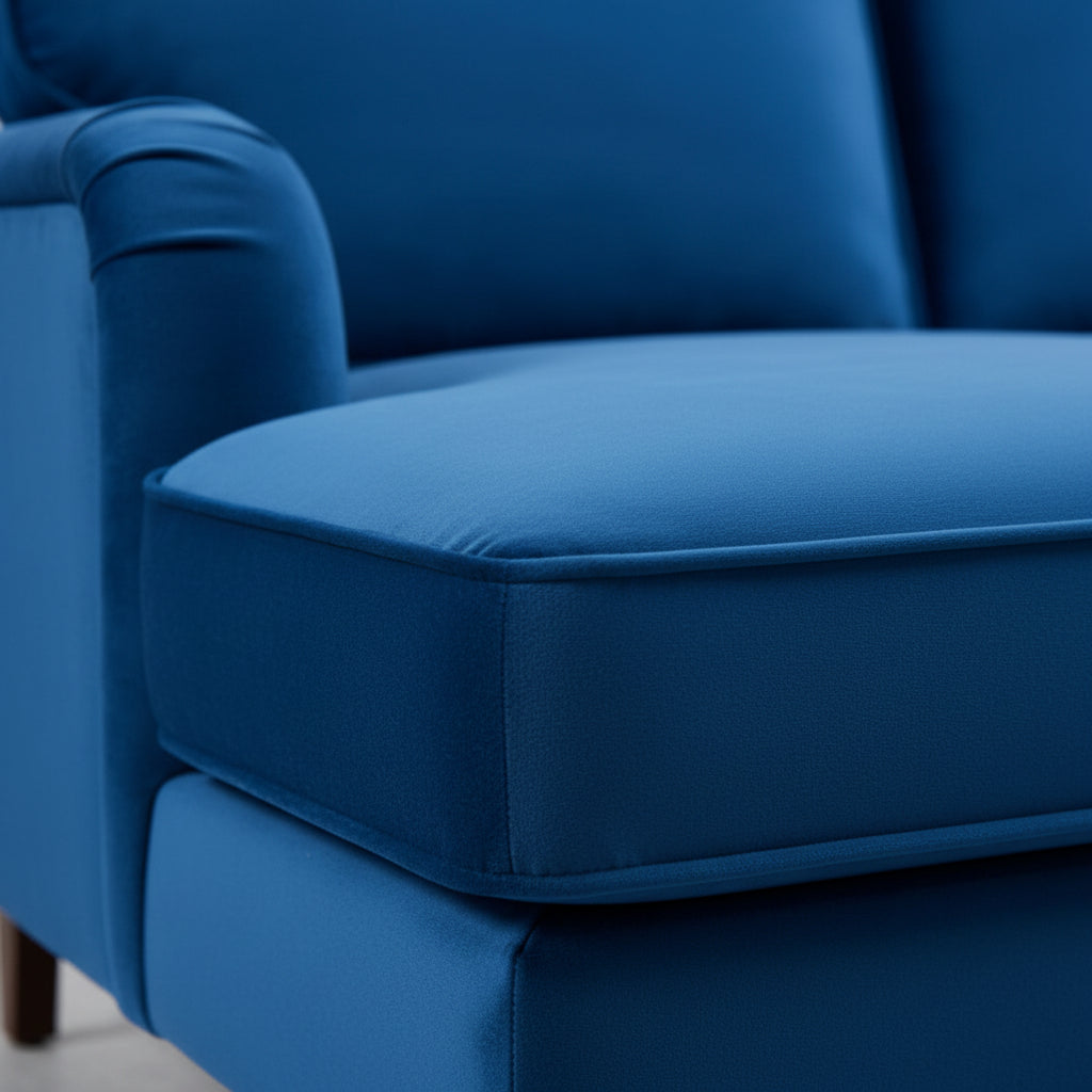 Olivia 2 Seater Sofa in Royal Blue by Harry Christian Home