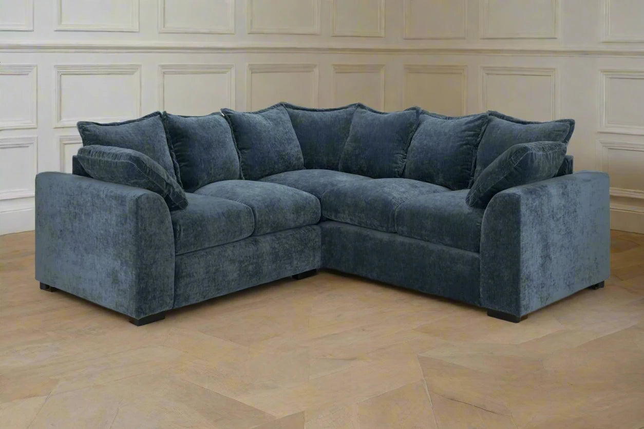 deep dark blue large corner sofa heritage home uk