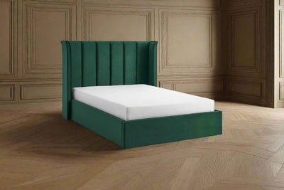 The Pumford Kingsize Storage Bed Emerald Green Velvet