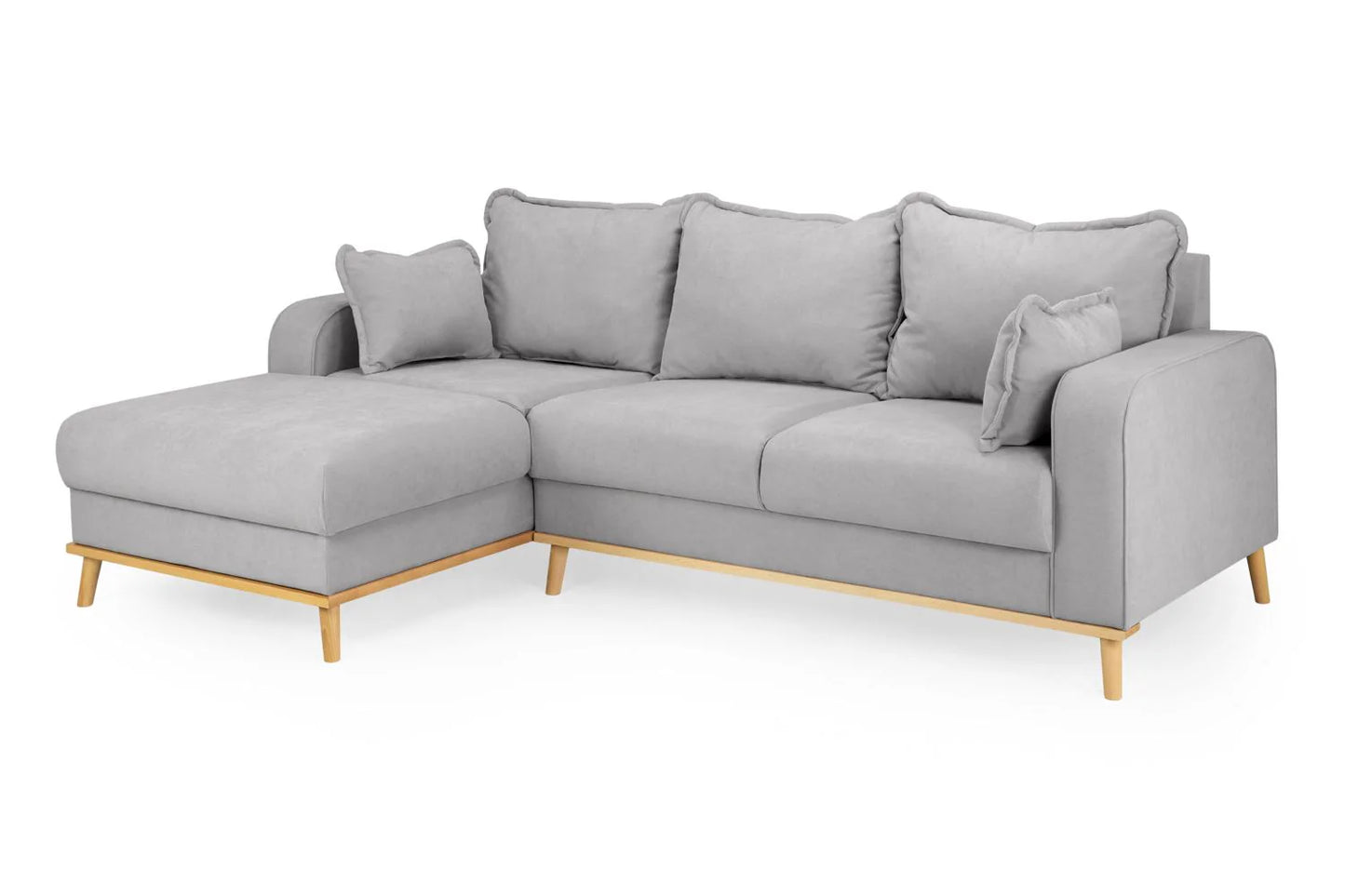 Byron Grey Left Hand Facing Corner Sofa