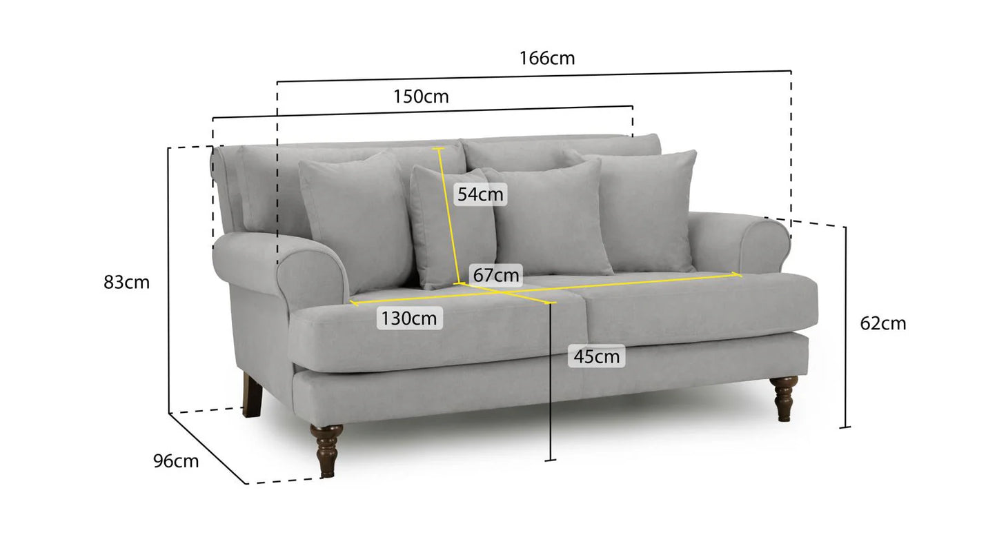 The Oxford 3+2 Sofa Set In Beige