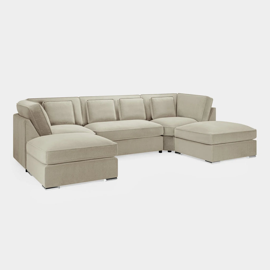 The Mayfair U-Shape Sofa In Beige