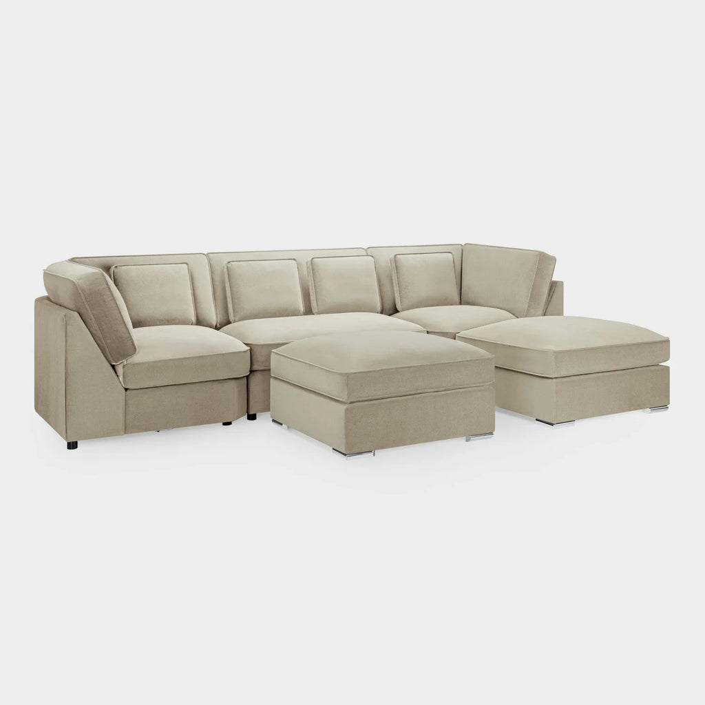 The Mayfair U-Shape Sofa In Beige