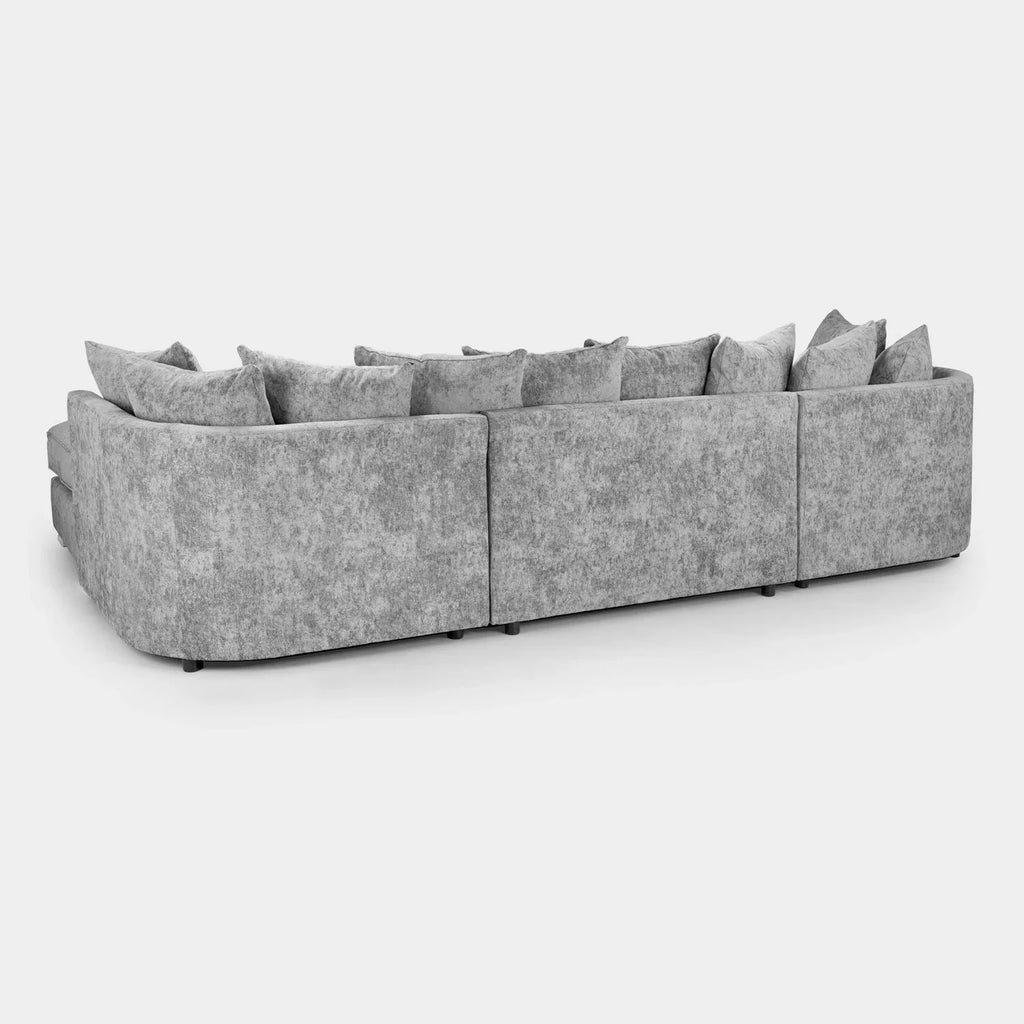 Bishop Scatterback or Fullback U Shape Sofa in either Truffle or Platinum