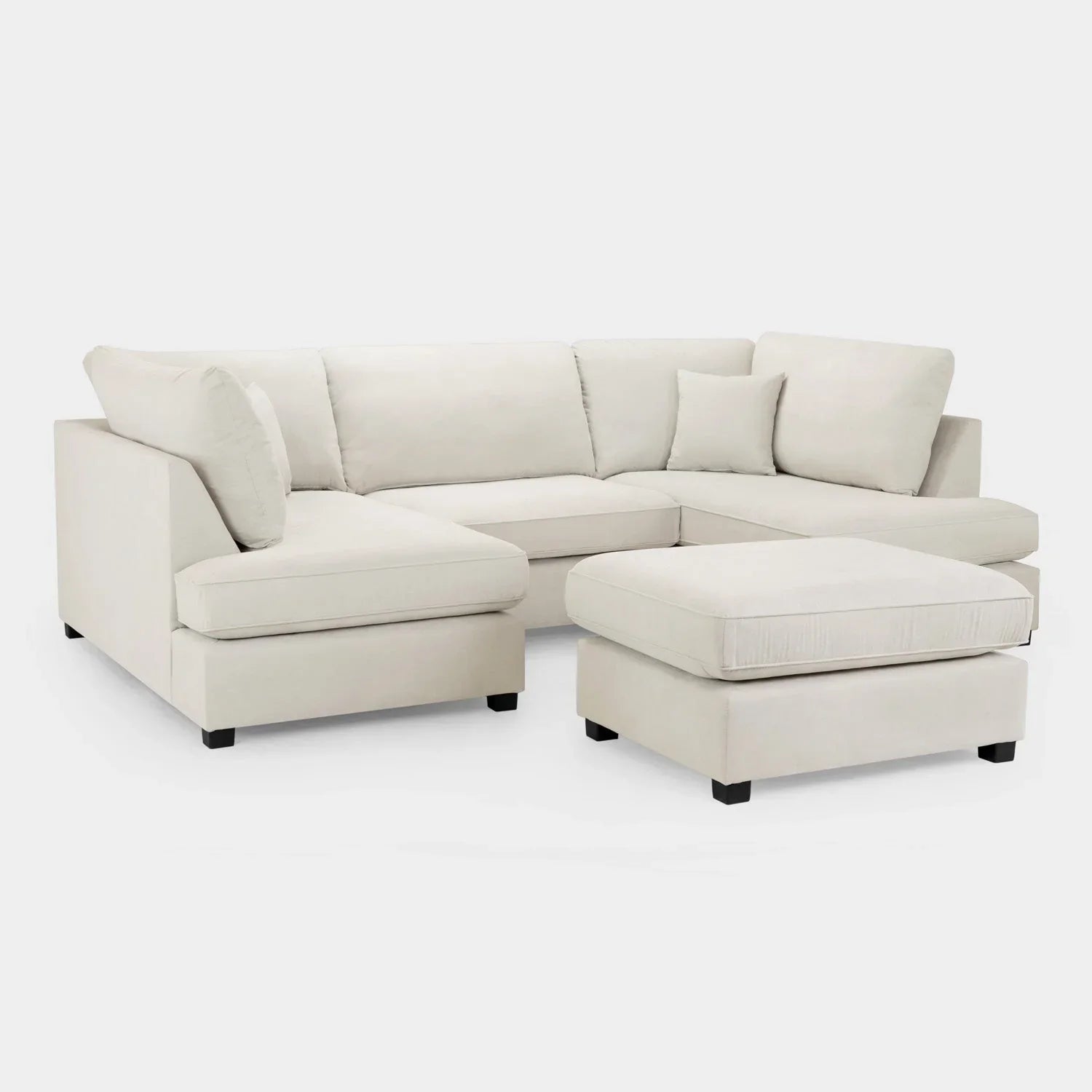 Valencia Cinema U-Shape Sofa In Beige