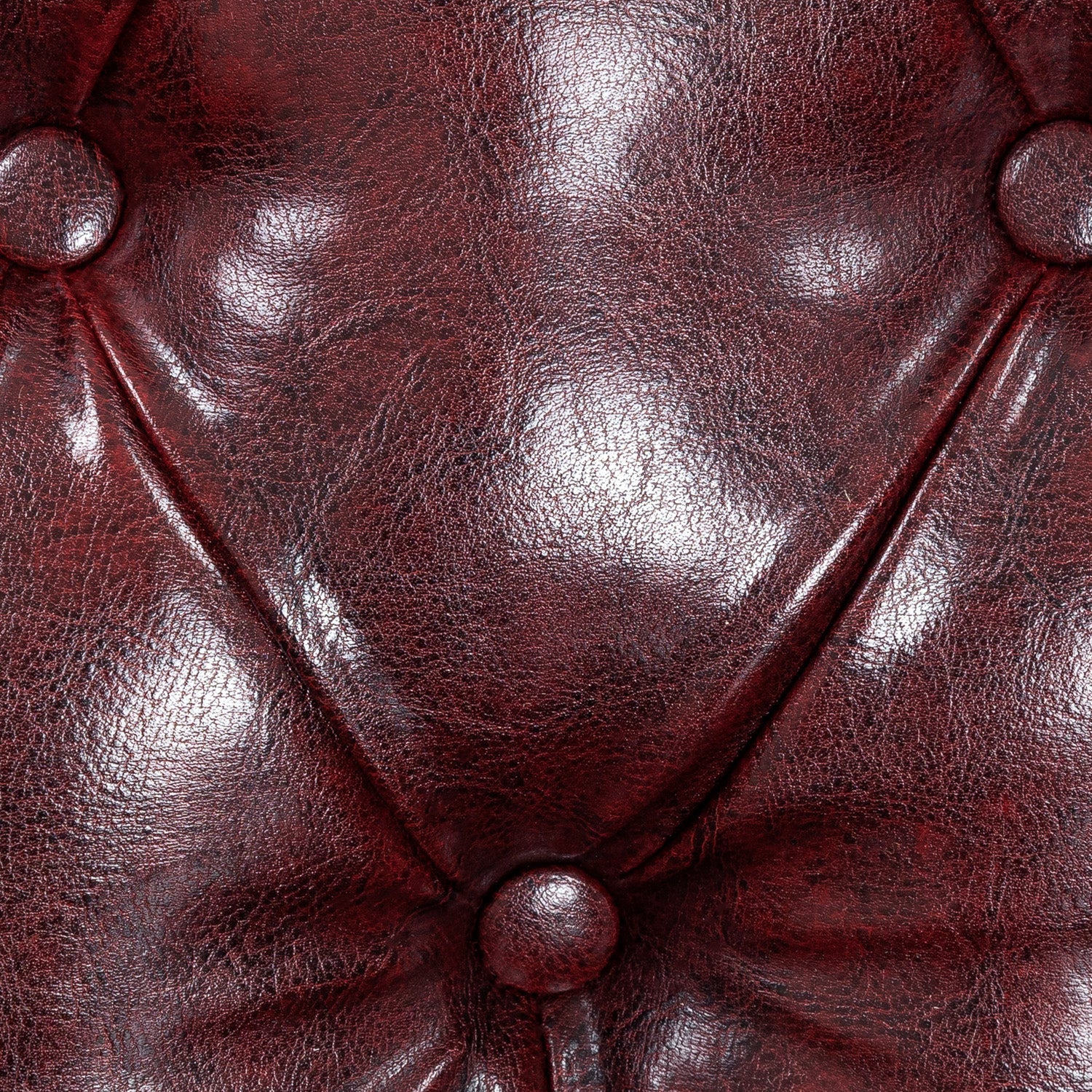 The Lancaster Large Corner Chesterfield In Oxblood Red Leather