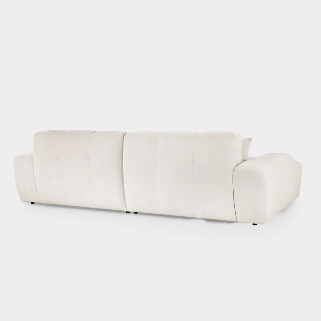 The Wiltshire Statement Left Hand Corner Sofa In Beige