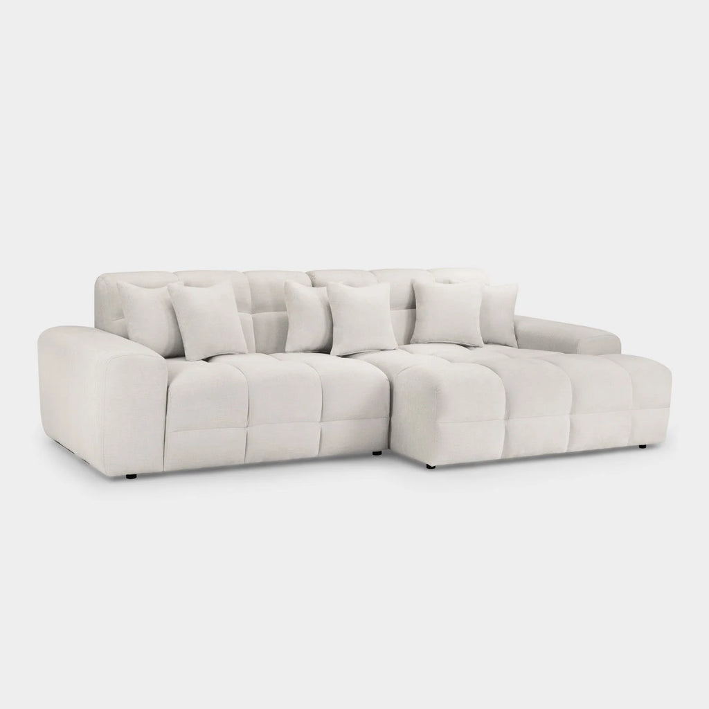 The Wiltshire Statement Right Hand Corner Sofa In Beige