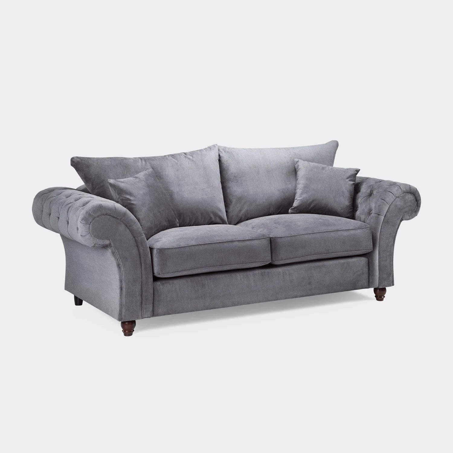 The Windsor 3 Seater Sofa In Grey