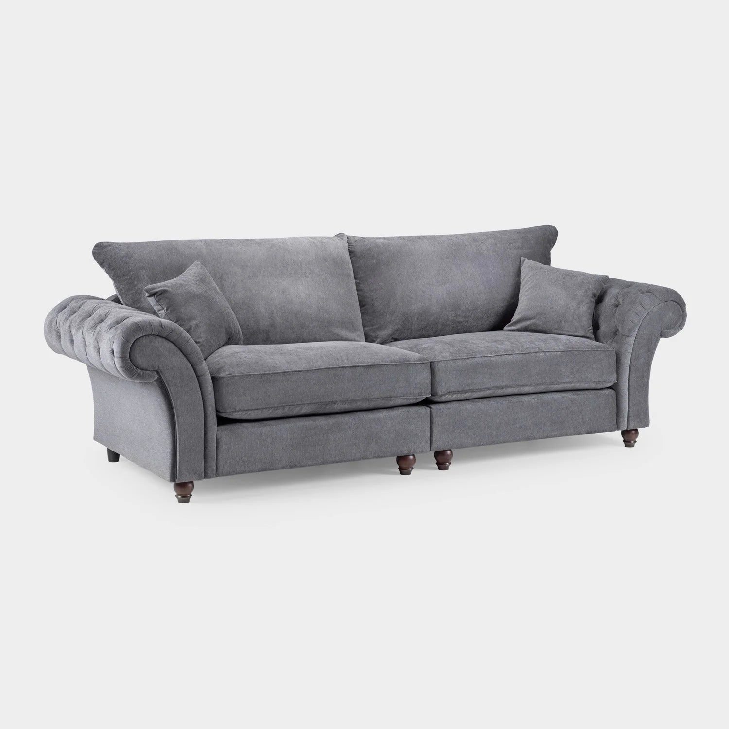 The Windsor 4 Seater Sofa In Grey